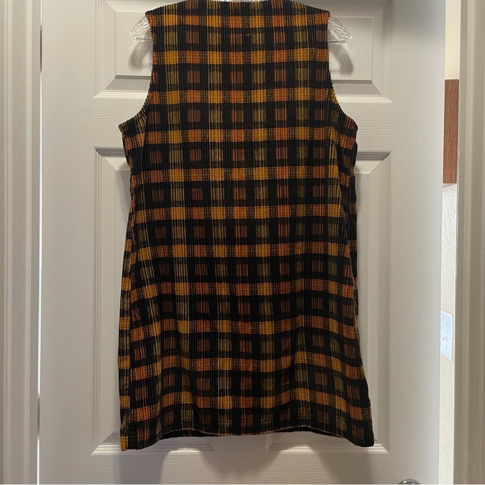 TWO A.M.I Sleeveless Full Zip Corduroy 100% Cotton Dresses Bundle Size M - Picture 8 of 11
